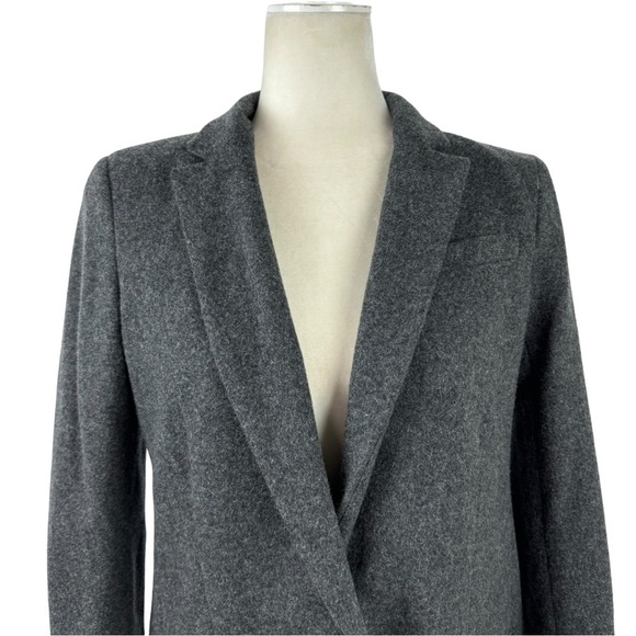 J.Crew Alfie Blazer in Dark Heather Gray Italian Knit Wool Blend Jacket Size 4 - Picture 3 of 16